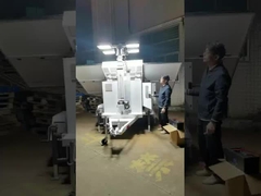 Przesunięty przyczepnik z panelami słonecznymi