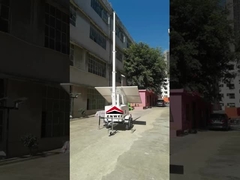 mobilna przyczepa do zabezpieczeń słonecznych