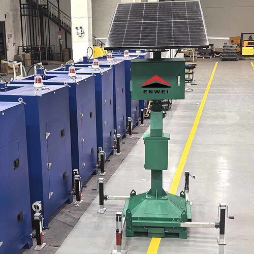 Latest company news about Wysokiej niezawodności wieża oświetleniowa zasilana energią słoneczną do oświetlania parkingu