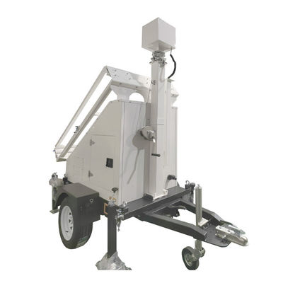 Wysokiej wydajności 3*400W Panele Mobilny przyczepa słoneczny dla szkół / stadionów