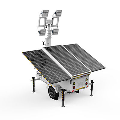US Standard Solar Powered Led Lighting Tower DC 48V Do Nocnego Oświetlenia Placu