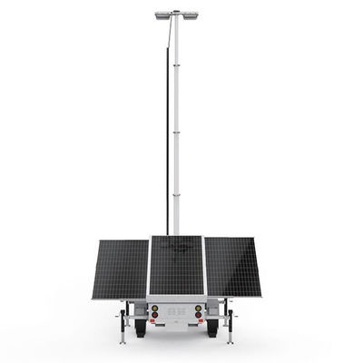 3*420W Panel słoneczny Monocrystalline Silicon Solar Light Trailer Do oświetlenia parkingu zewnętrznego