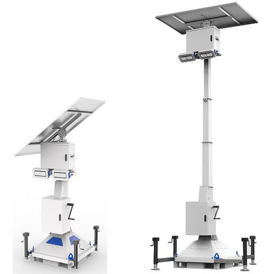 Panel słoneczny 420 Watt Mobile Street Light Led Tower Do oświetlenia dróg
