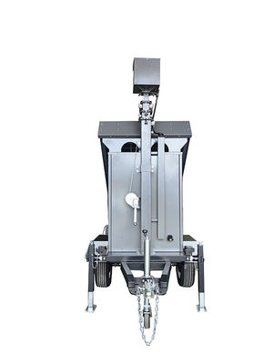 Elektrownia słoneczna Bezpieczeństwo Smart Camera Cctv Trailer Cold Galvanizing For Warehouse Monitoring