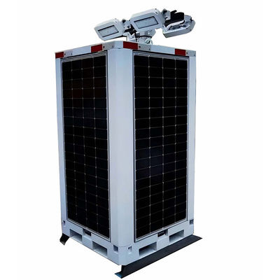 Ochrona środowiska Oświetlenie z odnawialnych źródeł energooszczędne Oświetlenie słoneczne Wieża świetlna Led Cuboid Dla oświetlenia szkoły