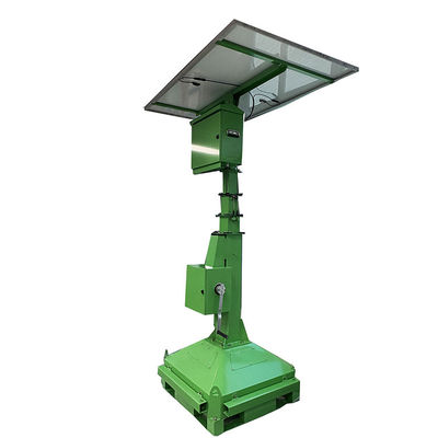 Solar Portable Street 2*50W LED Flood Lights Light Tower Dla oświetlenia pola golfowego