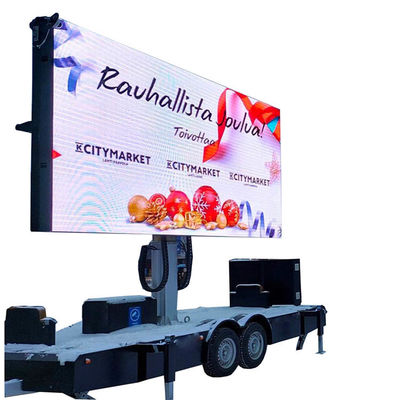 Zewnętrzny pełnokolorowy ekran LED wyświetlacz Billboard Trailer dla miejsca turystycznego