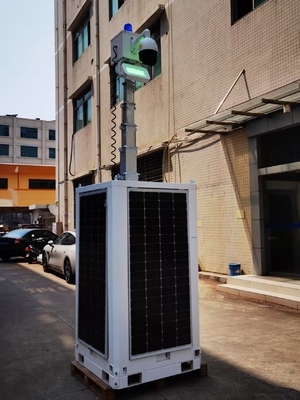 Wieża kamery monitoringu solarnego Kostka światła solarnego z akumulatorem dużej mocy
