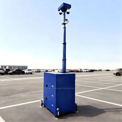 Cube Mobile Surveillance Tower Rapid-Deployment Security System Opcjonalne panele słoneczne